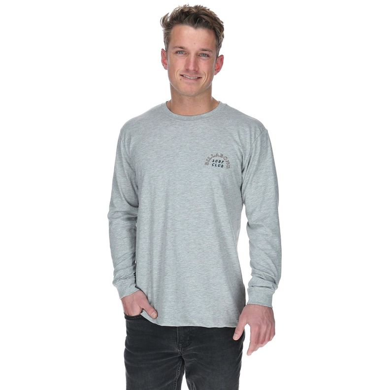 Polera M/L Hombre Tropics Pkt Polera Gris