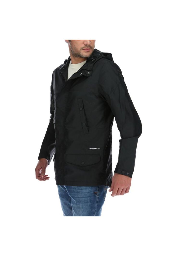 Chaqueta Hombre Forecast Rain Trench Jacket Negro-1