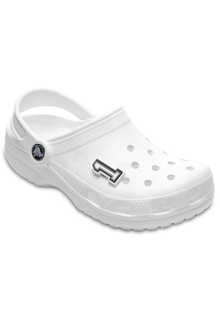 Jibbitz Crocs Número 1 Blanco-1