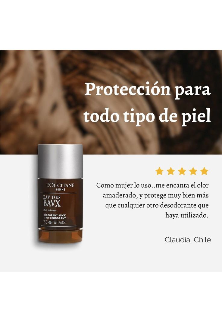 Desodorante En Barra Hombre Eau Des Baux 75 gr-2