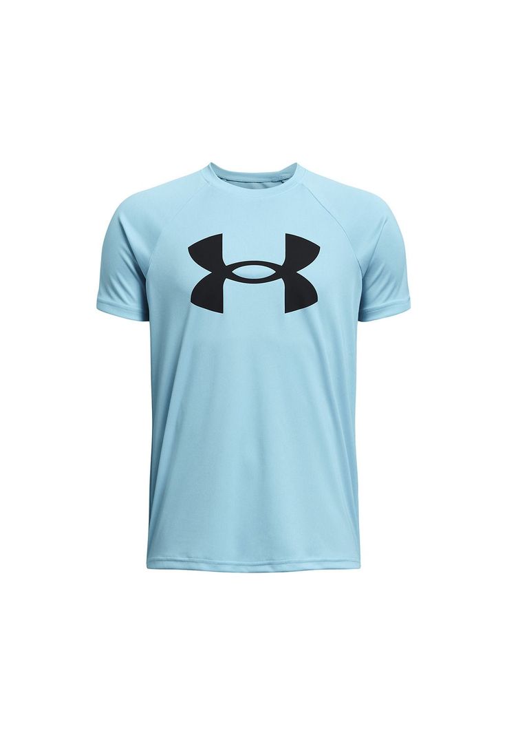 Polera Big Logo UA Tech niño Azul-0