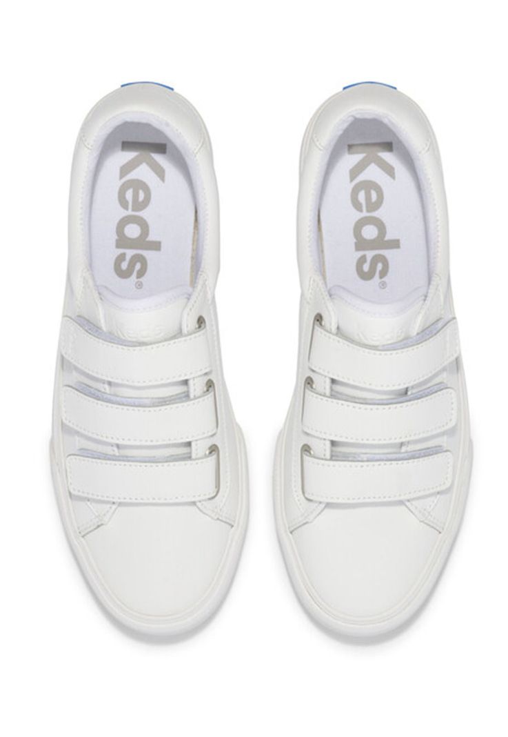 Zapatilla Cuero Blanca Mujer Jump Kick V -3