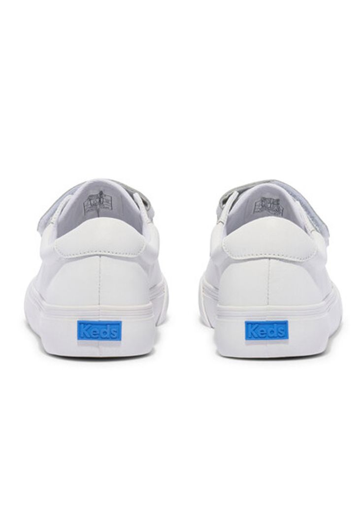 Zapatilla Cuero Blanca Mujer Jump Kick V -4