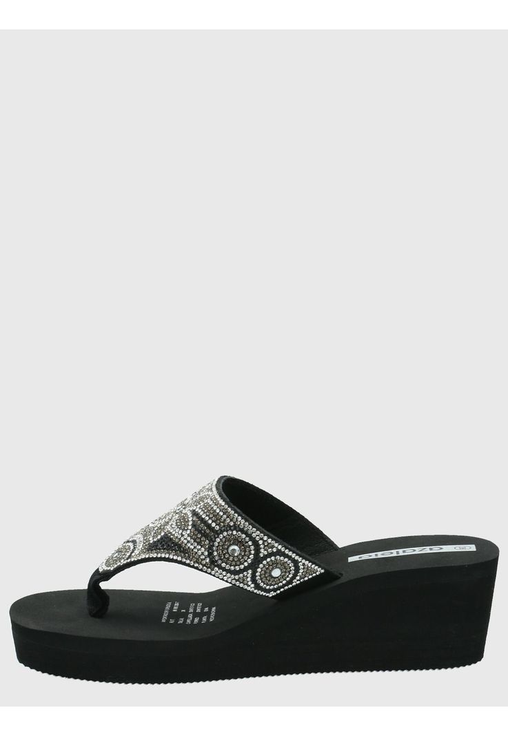 Hawaiana Mujer Donatella 1 Negro Brillante -5