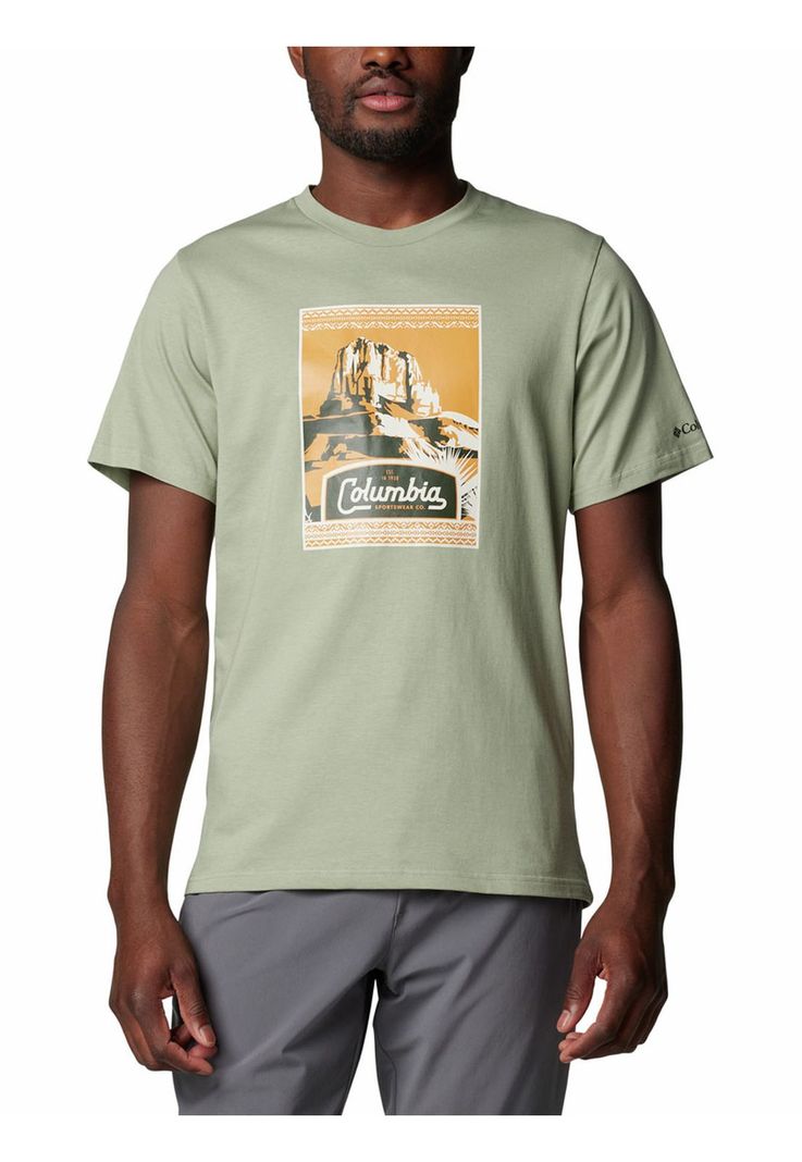 Polera Hombre Csc Seasonal Logo Verde-0