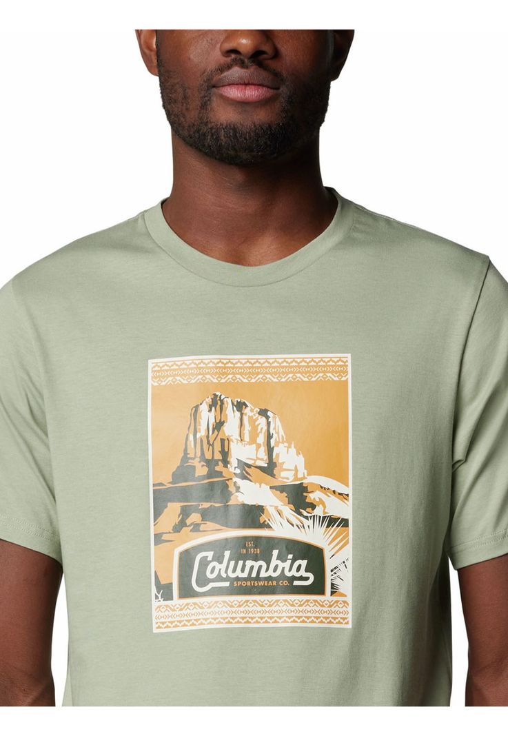 Polera Hombre Csc Seasonal Logo Verde-3