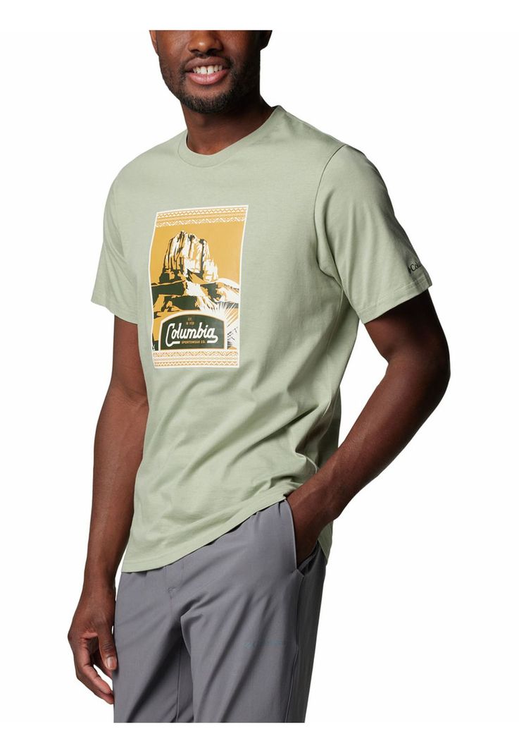 Polera Hombre Csc Seasonal Logo Verde-4