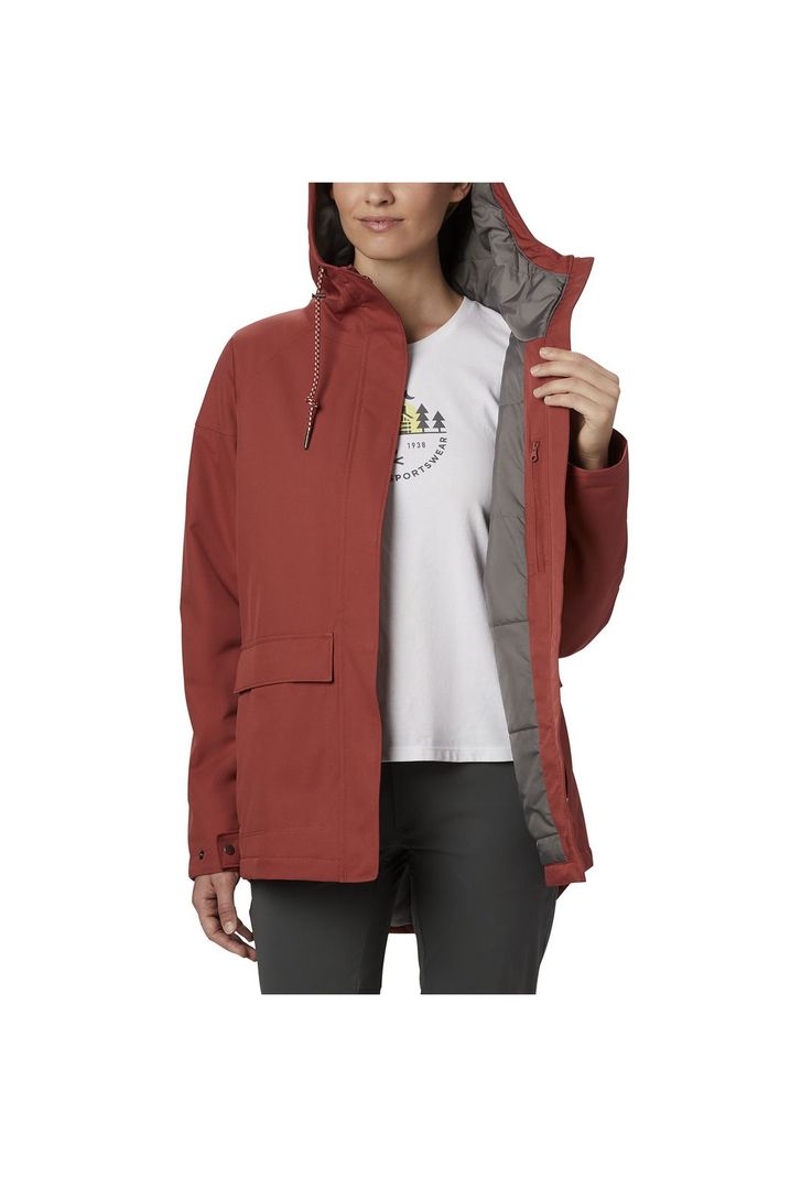 Parka Mujer Briargate Insulated Polyester Rojo-2