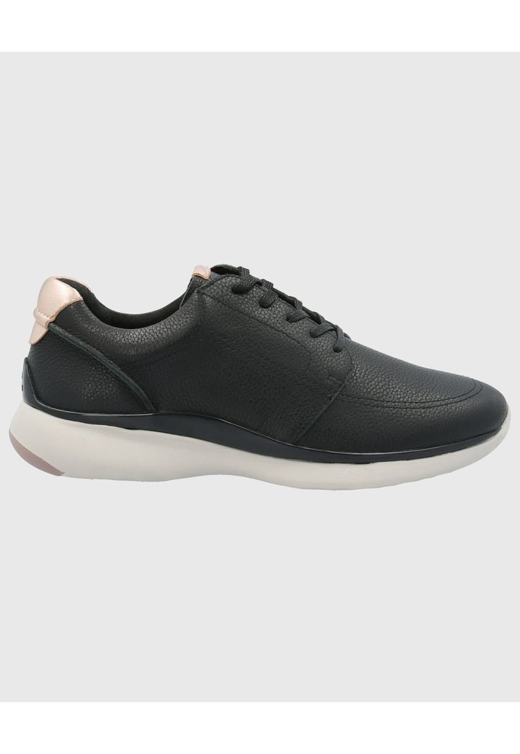 Zapatilla Cuero Mujer Goss Negro-1