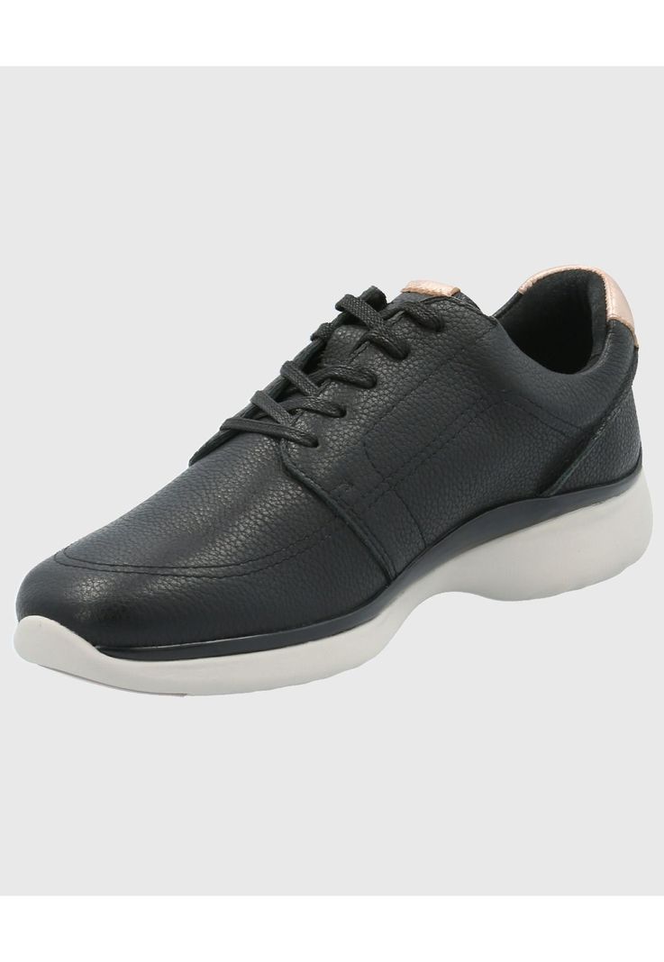 Zapatilla Cuero Mujer Goss Negro-4
