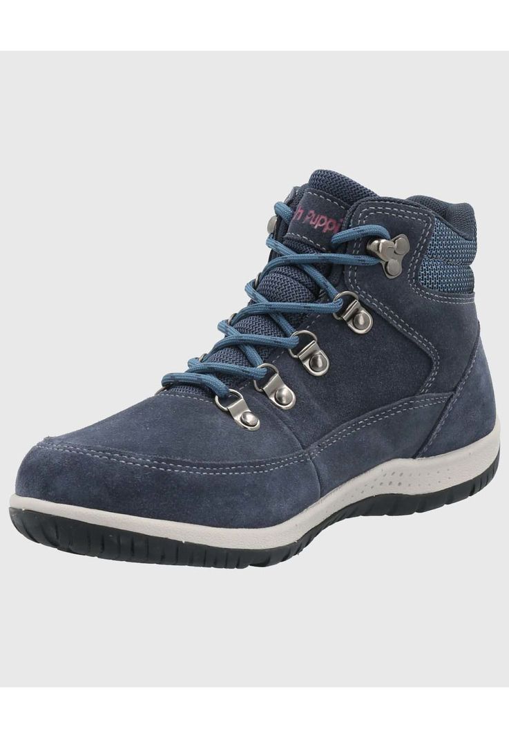 Botin Cuero Mujer Emur Azul-4