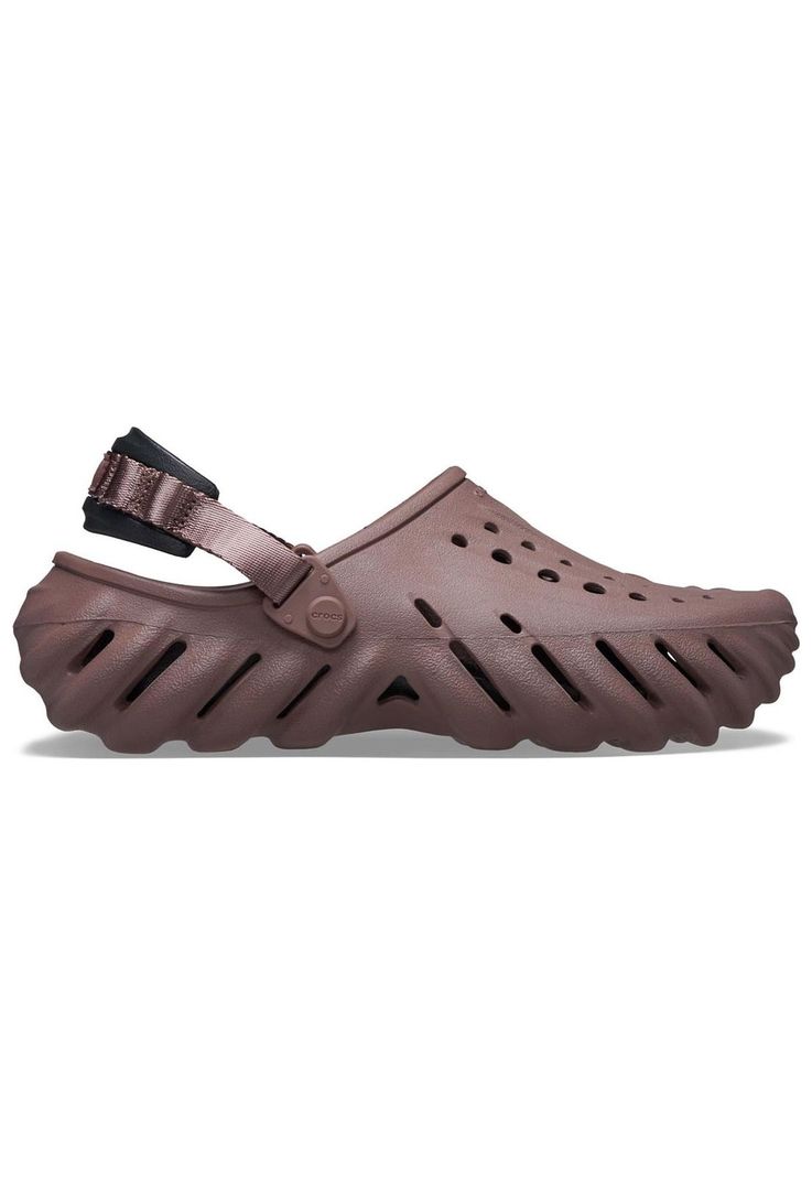 Zueco Crocs Hombre Echo Clog Café-0
