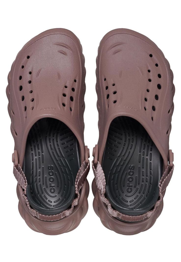 Zueco Crocs Hombre Echo Clog Café-4