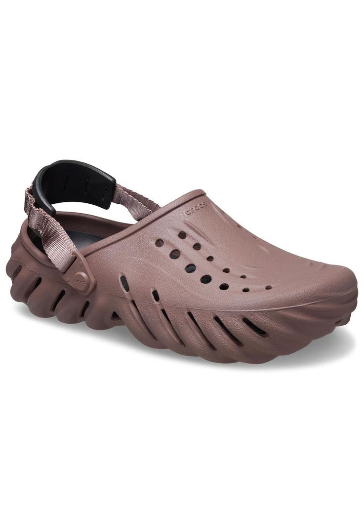 Zueco Crocs Hombre Echo Clog Café-6
