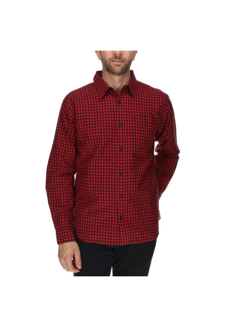 Camisa Foundation Gingham Rojo