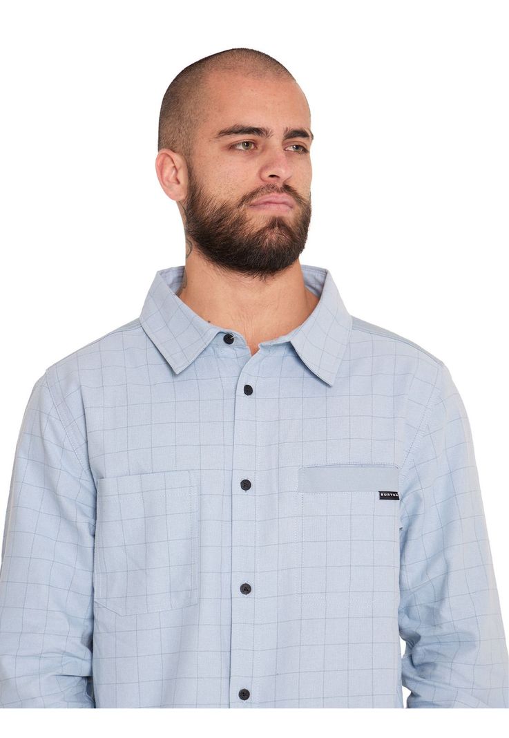 Camisa Manga Larga Hombre Celeste-1