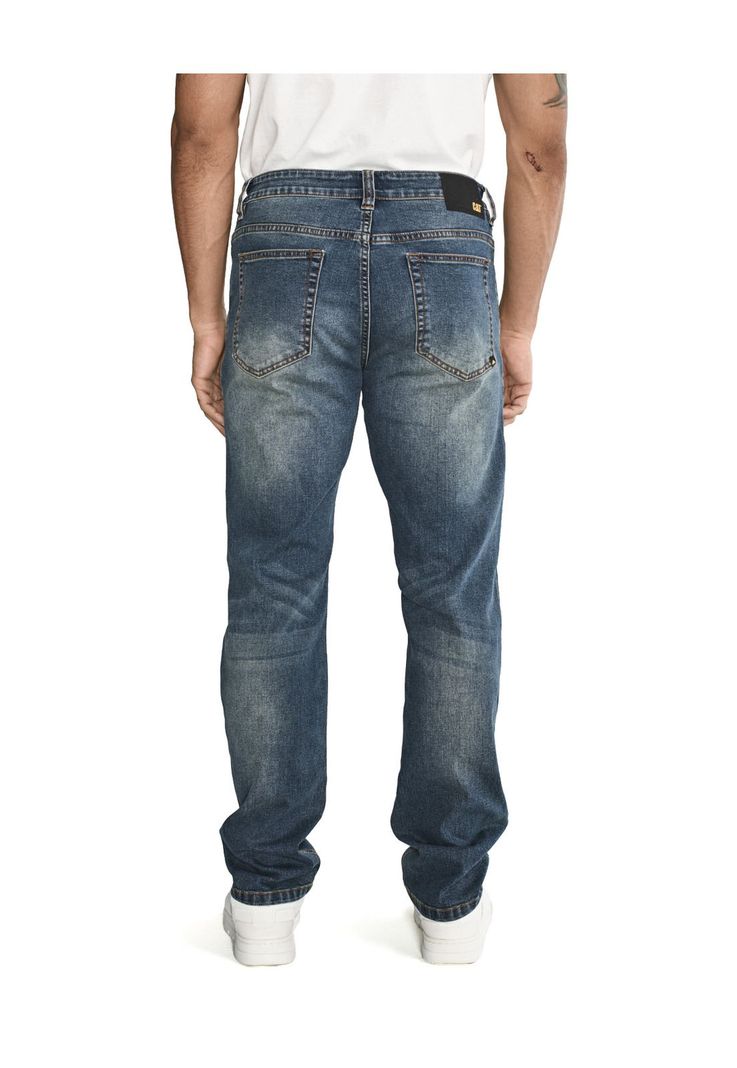 Jeans Casual Triblend Stretch Den Azul Hombre-6