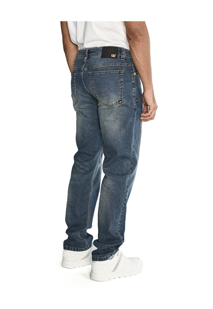 Jeans Casual Triblend Stretch Den Azul Hombre-8
