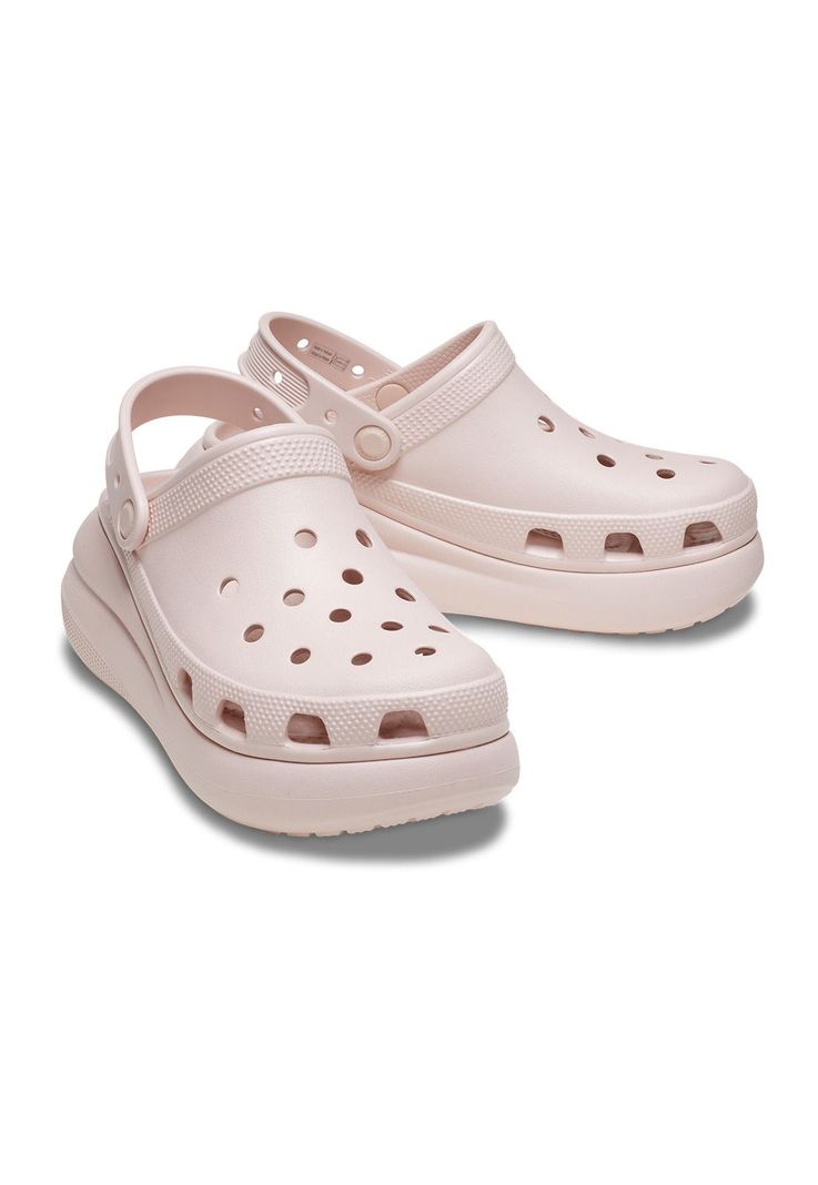 Zueco Crocs Mujer Crush Clog Rosado Pastel-3