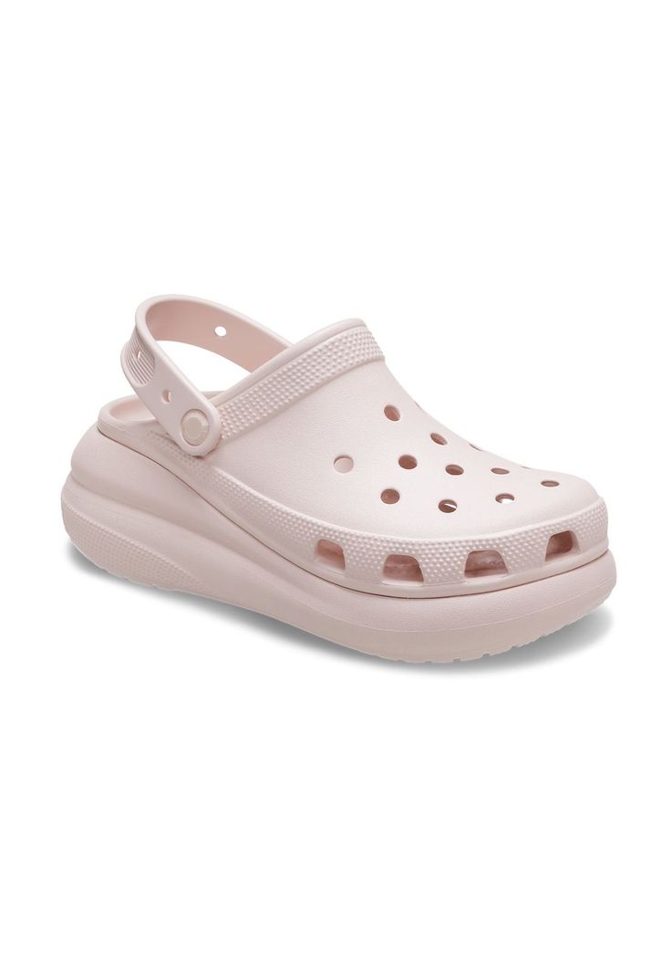 Zueco Crocs Mujer Crush Clog Rosado Pastel-6