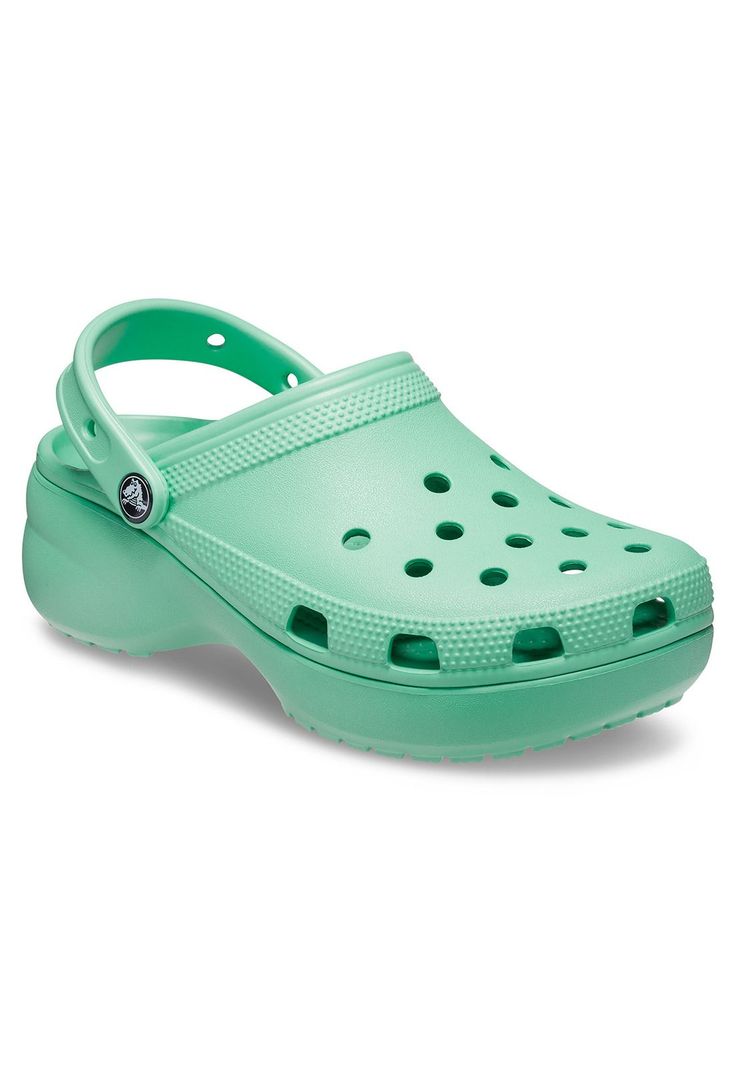 Zueco Crocs Mujer Classic Ptfm Clog Verde-6