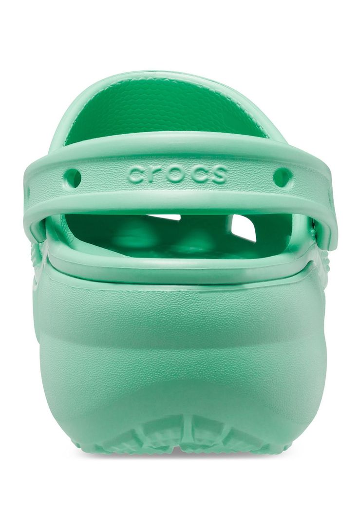 Zueco Crocs Mujer Classic Ptfm Clog Verde-7