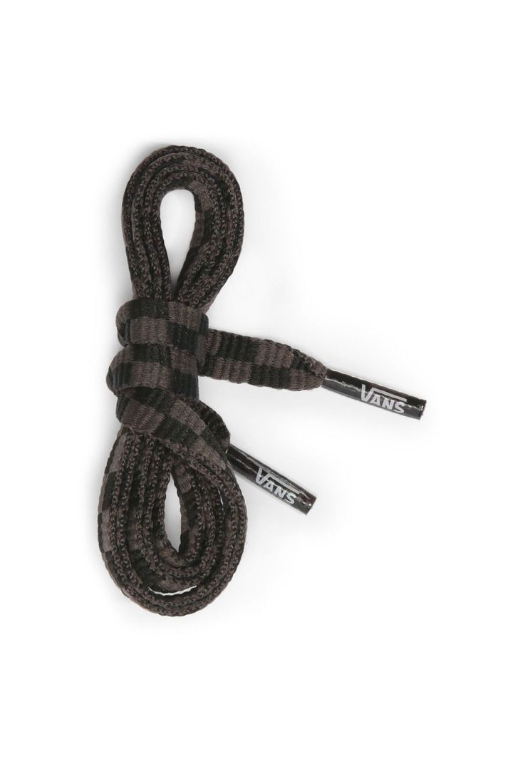Cordón Hombre Vans Laces Black-Charcoal Checker-0