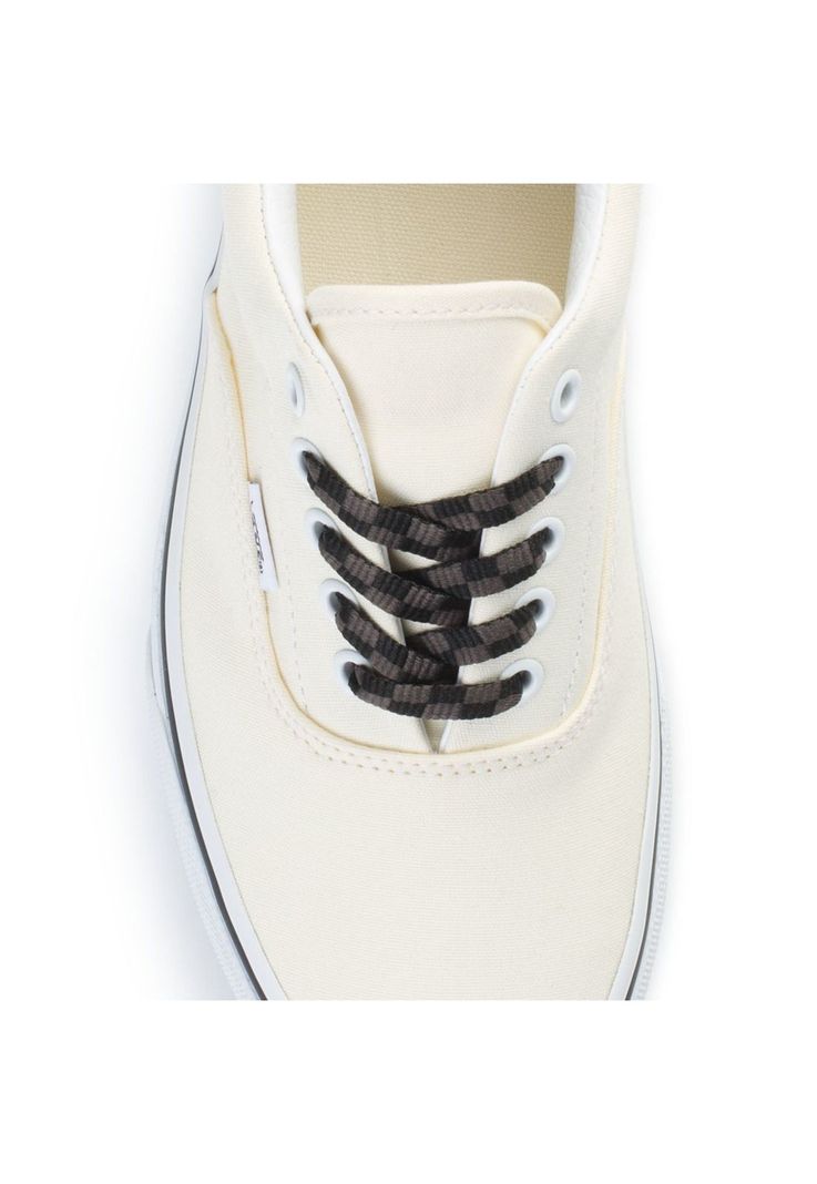 Cordón Hombre Vans Laces Black-Charcoal Checker-1