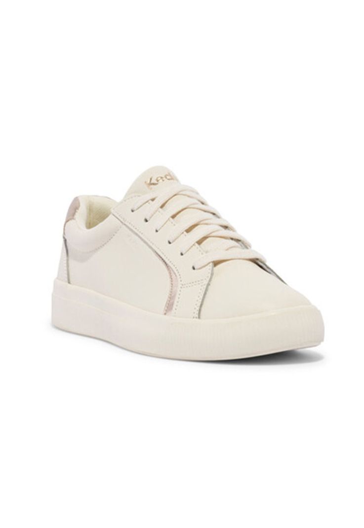 Zapatilla Cuero Beige Mujer Pursuit Lace Up -1