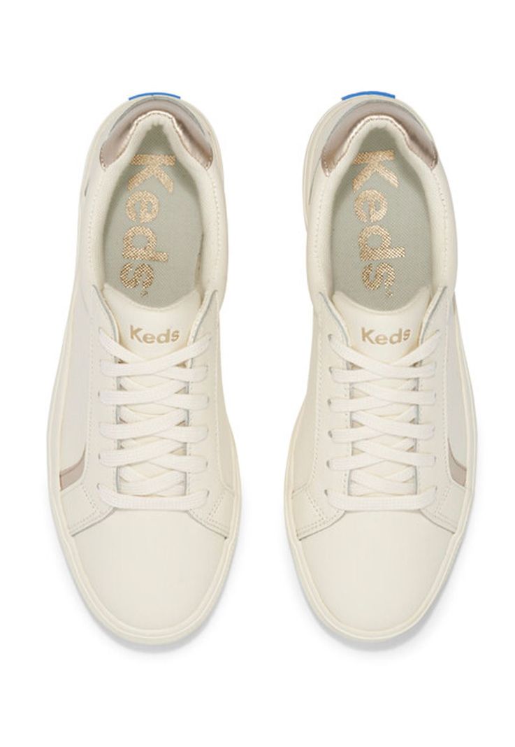 Zapatilla Cuero Beige Mujer Pursuit Lace Up -3