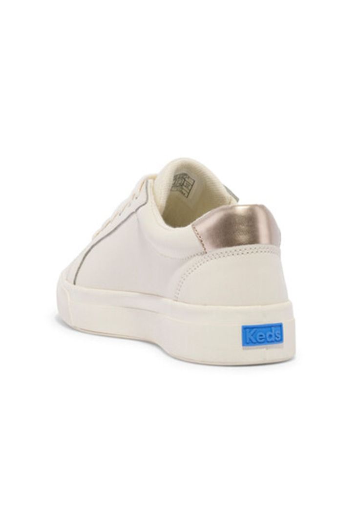 Zapatilla Cuero Beige Mujer Pursuit Lace Up -5