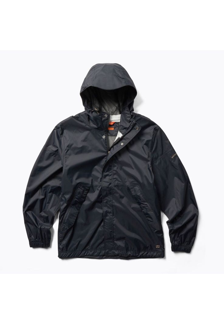 Impermeable Fallon Rain Shell Negro Hombre-0