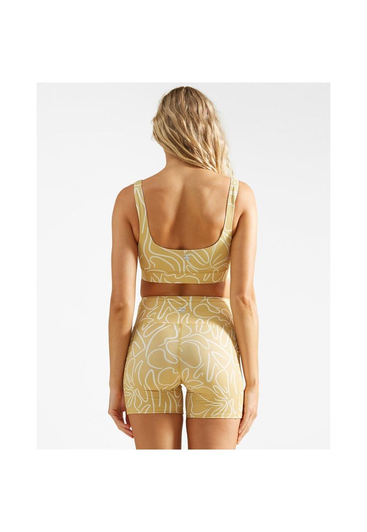 Calza Mujer Summit 5 Bike Short Amarillo-1