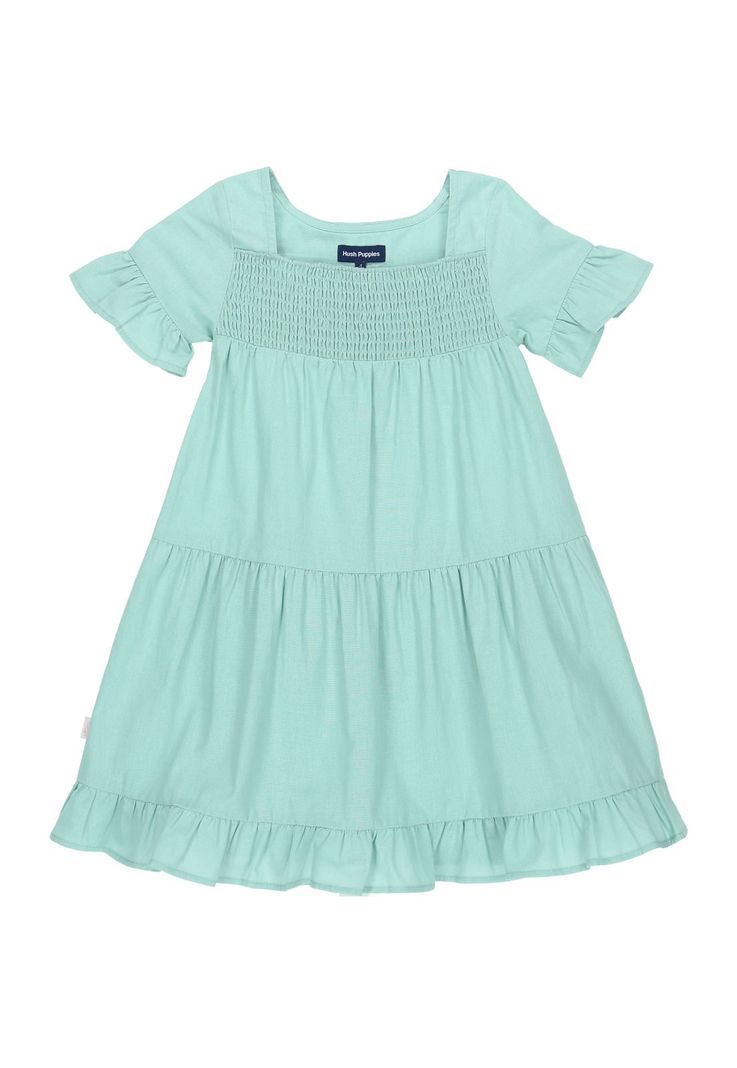 Vestido Niña Vuelo Celeste-0