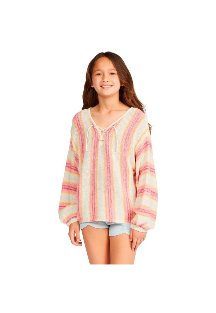 Sweater Niña Baja Sea Rosa-0