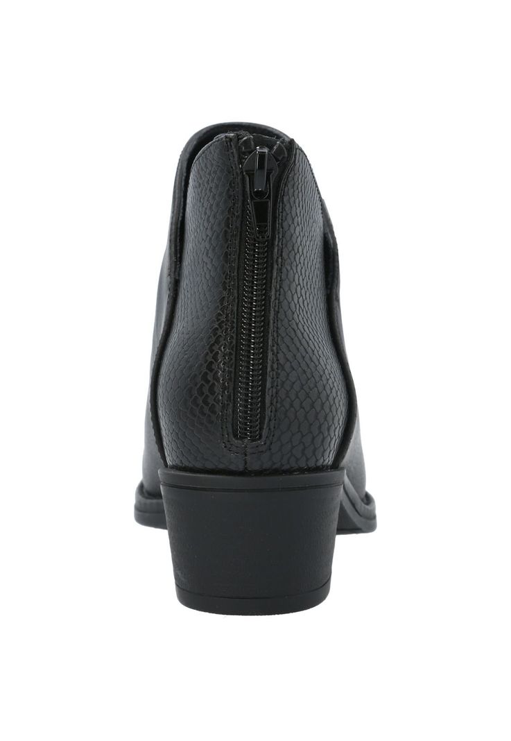 Botín Mujer Grisa Negro-4
