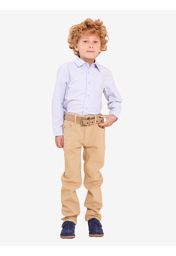 Pantalón Niño Classic Beige-0