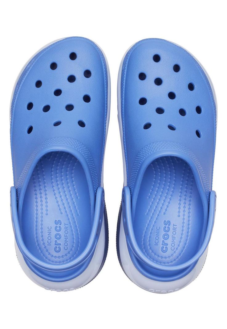 Zueco Mujer Mega Crush Clog Azul-4