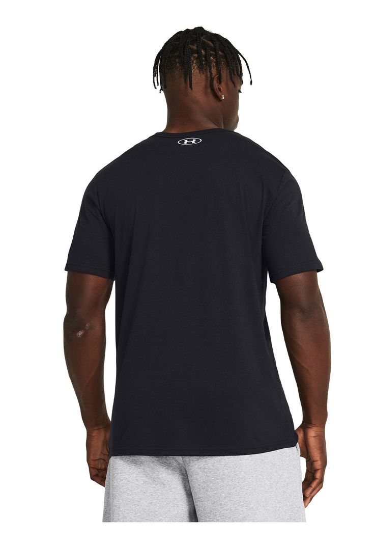 Polera UA Foundation hombre Negro-4