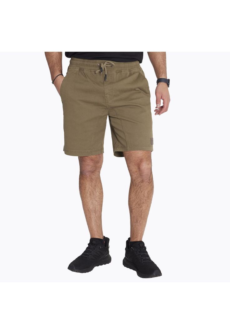 Short Short Cotton Cord Verde Hombre-0