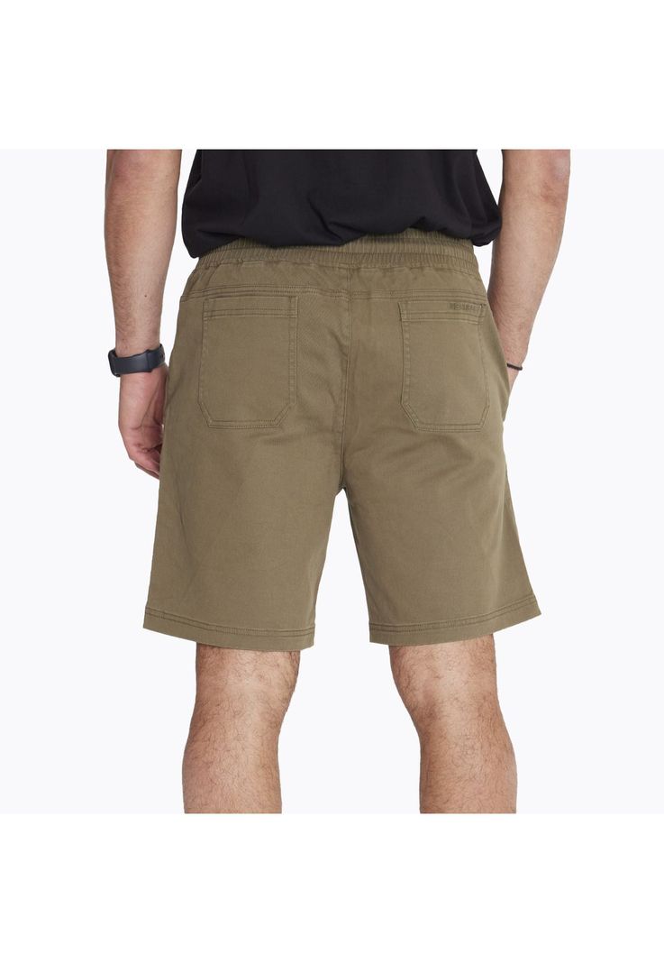 Short Short Cotton Cord Verde Hombre-3
