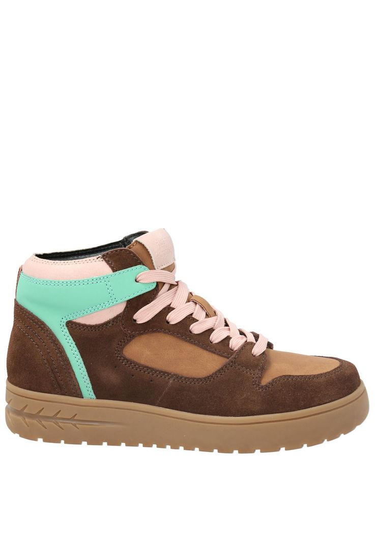 Zapatilla Cuero Niña Silverwood Café-4