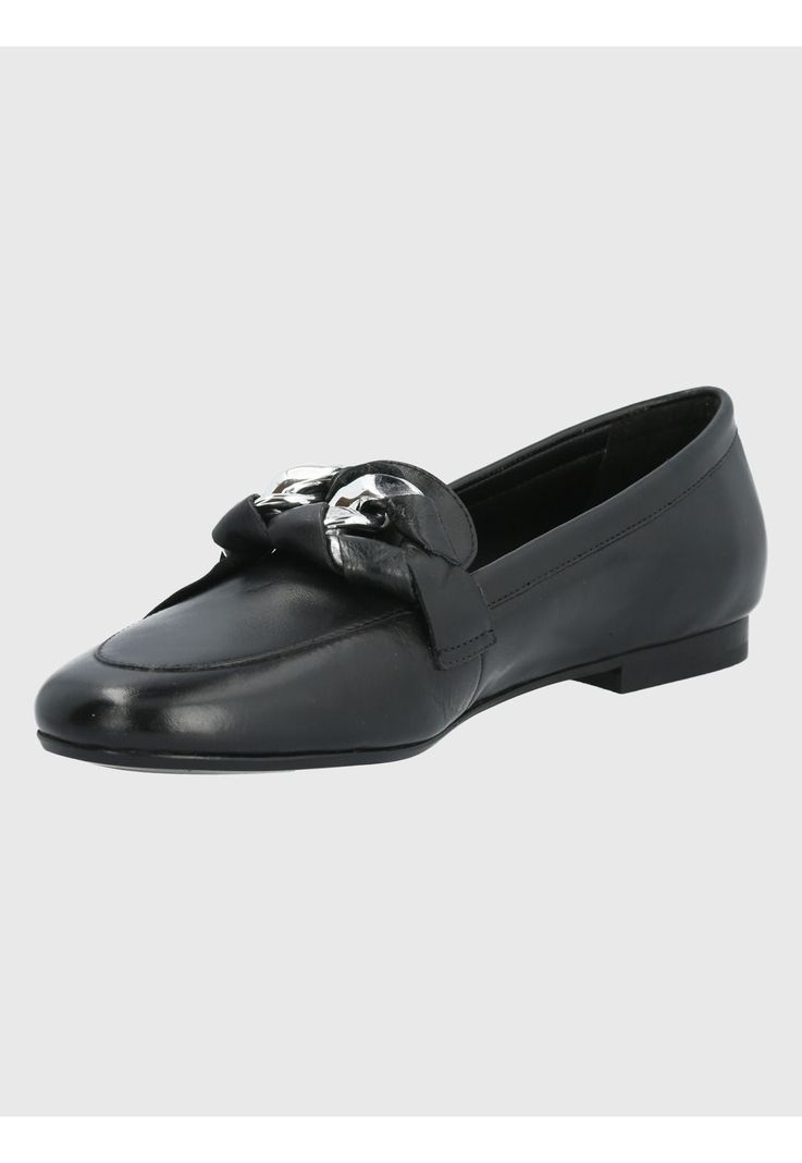 Mocasín Cuero Negro Mujer Mons -3