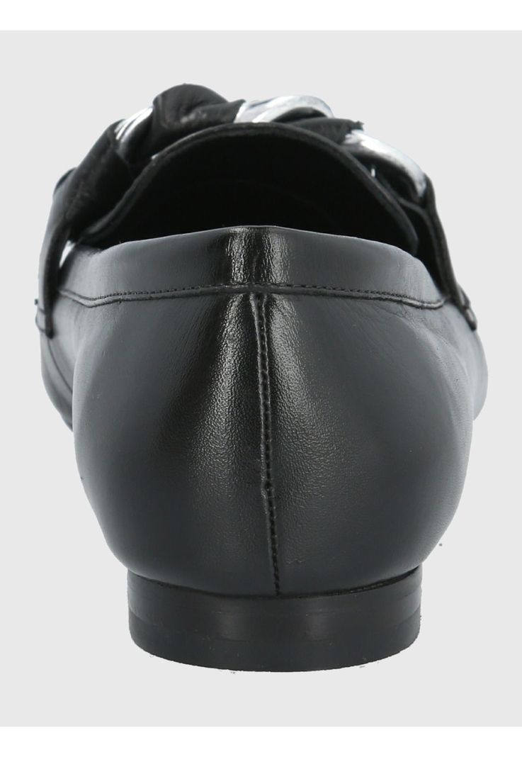 Mocasín Cuero Negro Mujer Mons -5