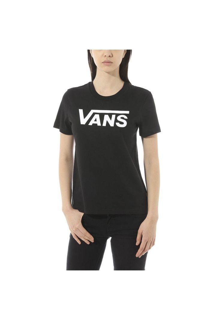 Polera M/C Mujer WM FLYING V CREW TEE Negra-0