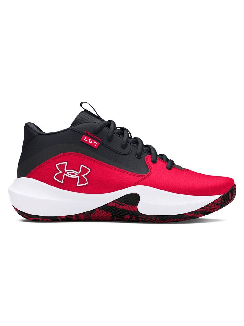 Zapatillas Bsketball Lockdown 7 niño Rojo