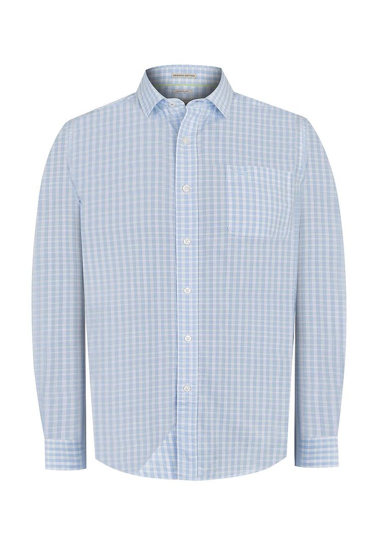 Camisa Algodón Orgánico Celeste Lighter Hombre -0
