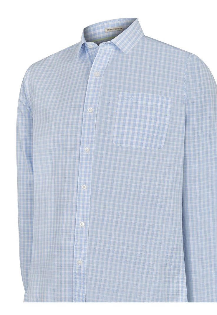 Camisa Algodón Orgánico Celeste Lighter Hombre -3