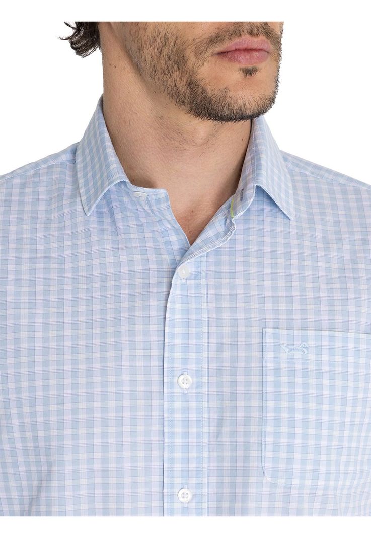 Camisa Algodón Orgánico Celeste Lighter Hombre -6