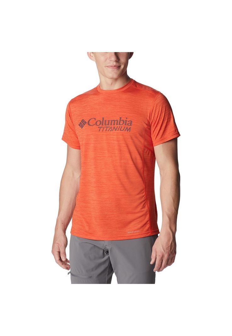 Polera M/C M Titan Pass Graph Rojo Hombre